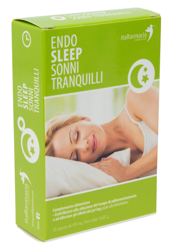 ENDO SLEEP SONNI TRANQUILLI 30 CAPSULE - Farmacia-flash.it