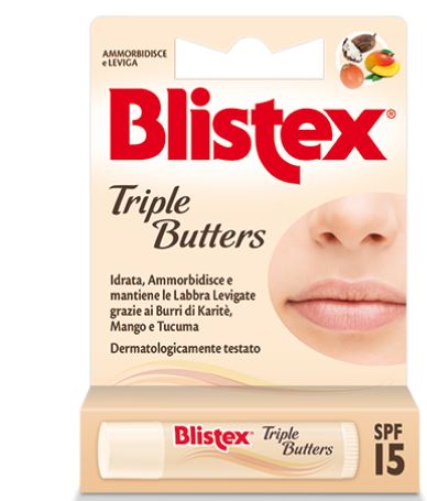 BLISTEX TRIPLE BUTTERS STICK LABBRA - Farmacia-flash.it
