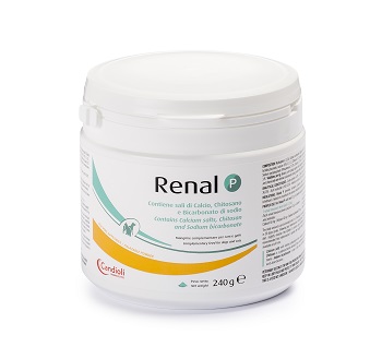 RENAL P MANGIME COMPLEMENTARE PER CANI E GATTI BARATTOLO 240 G - Farmacia-flash.it