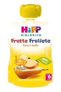 HIPP BIO FRUTTA FRULLATA PERA MELA 90 G - Farmacia-flash.it