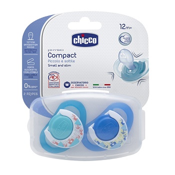 CHICCO SUCCHIETTO COMPACT BOY S 16-36 MESI 2 PEZZI - Farmacia-flash.it