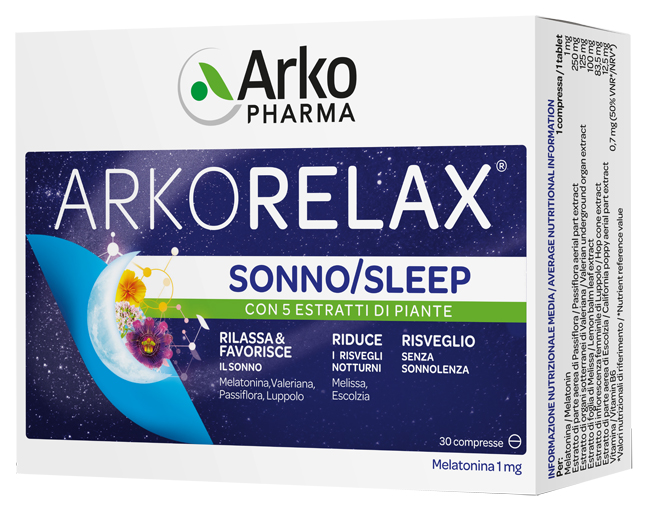 ARKORELAX SONNO 30 COMPRESSE - Farmacia-flash.it