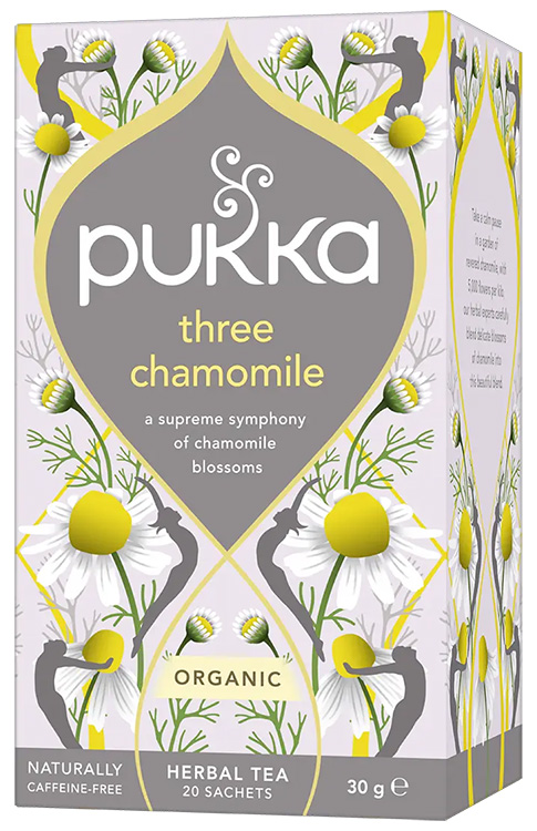 PUKKA THREE CHAMOMILE 40 G - Farmacia-flash.it