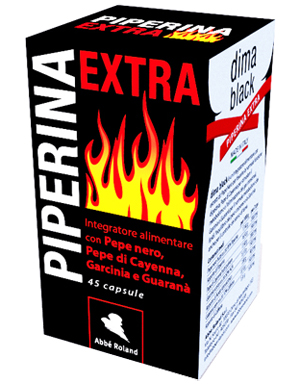 PIPERINA EXTRA DIMA BLACK 45 CAPSULE - Farmacia-flash.it