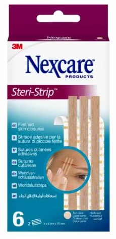 CEROTTO PER SUTURA STERI STRIP SKIN 6X75 MM 6 STRISCE - Farmacia-flash.it