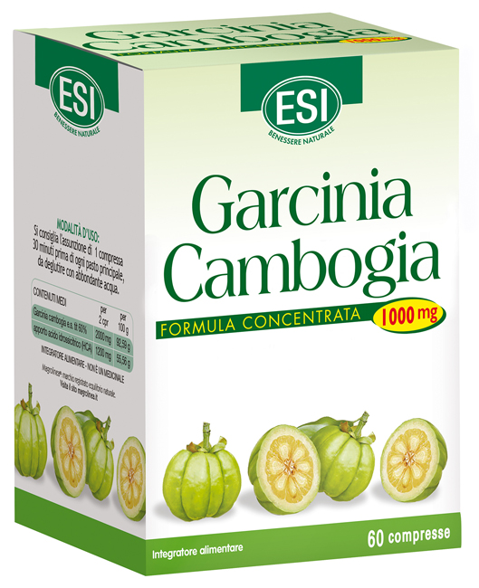 ESI GARCINIA CAMBOGIA 1000 MG 60 COMPRESSE - Farmacia-flash.it