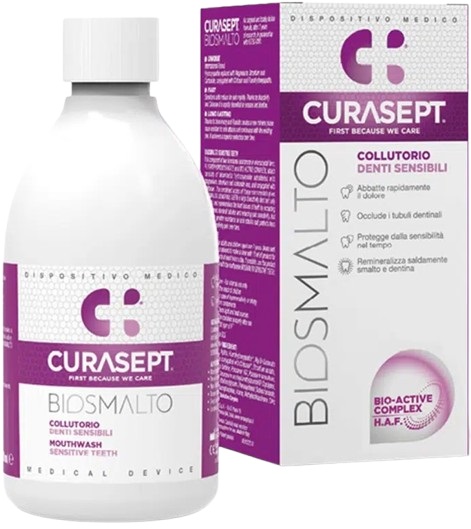 CURASEPT BIOSMALTO COLLUTORIO DENTI SENSIBILI 300 ML - Farmacia-flash.it
