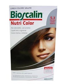 BIOSCALIN NUTRI COLOR 5,3 CASTANO CHIARO DORATO SINCROB 124 ML - Farmacia-flash.it