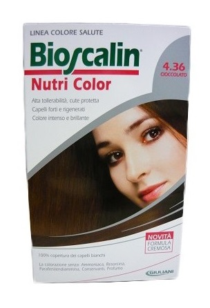 BIOSCALIN NUTRI COLOR 4,36 CIOCCOLATO SINCROB 124 ML - Farmacia-flash.it