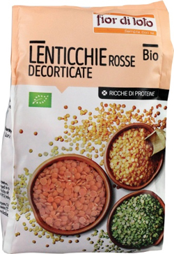 LENTICCHIE PICCOLE ROSSE DECORTICATE BIO 400 G - Farmacia-flash.it