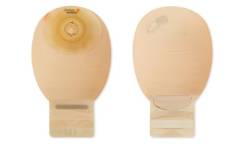 SACCA PER ILEOSTOMIA MONOPEZZO DANSAC NOVALIFE 1 APERTA SOFT CONVEX EASYVIEW MIDI OPACA RITAGLIABILE 15-24 MM CAPACITA'  350 ML CHIUSURA IN VELCRO 10 PEZZI - Farmacia-flash.it