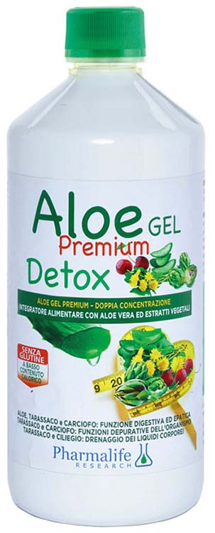 ALOE GEL PREMIUM DETOX 1 LITRO - Farmacia-flash.it