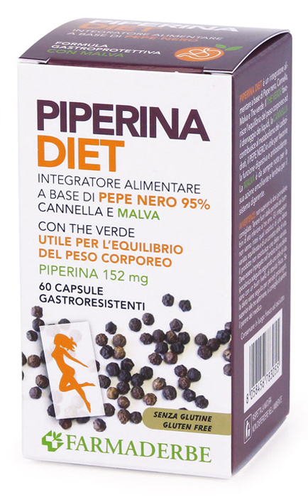 PIPERINA DIET 60 COMPRESSE - Farmacia-flash.it