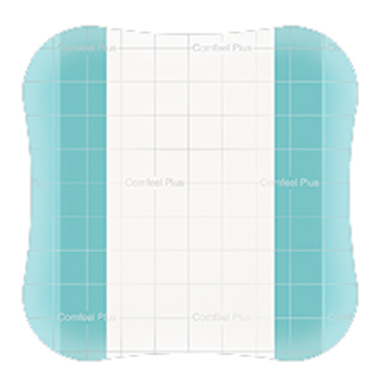 MEDICAZIONE SPECIALE ATTIVA TRASPARENTE CON IDROCOLLOIDE COMFEEL PLUS 10X10 CM 10 PEZZI - Farmacia-flash.it