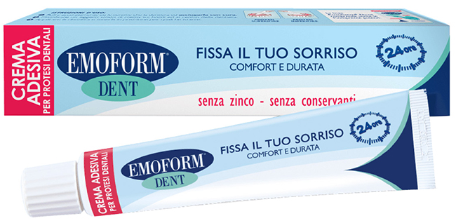 EMOFORM DENT CREMA ADESIVA PER PROTESI DENTALI 45 G PROMOZIONE - Farmacia-flash.it