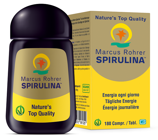 SPIRULINA MARCUS ROHRER 180 COMPRESSE - Farmacia-flash.it