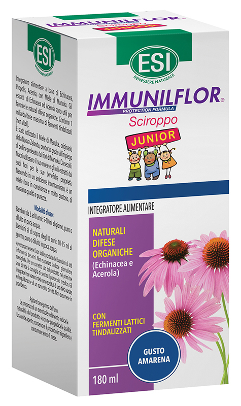 ESI IMMUNILFLOR SCIROPPO JUNIOR 180 ML - Farmacia-flash.it