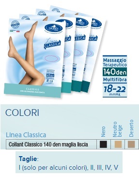 SAUBER COLLANT 140 DENARI MAGLIA LISCIA NEUTRO BEIGE 5 LINEA CLASSICA - Farmacia-flash.it