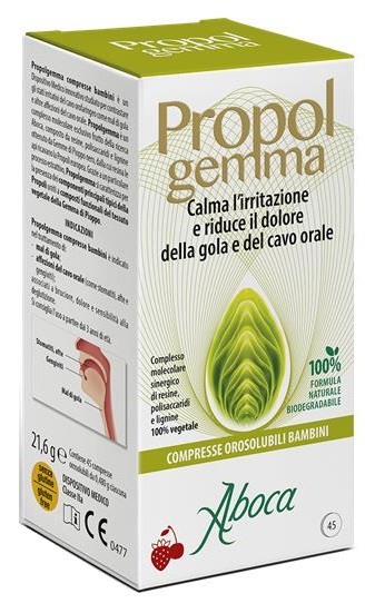 PROPOLGEMMA BAMBINI 45 COMPRESSE OROSOLUBILI 480 MG - Farmacia-flash.it