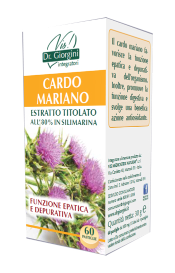 CARDO MARIANO ESTRATTO TITOLATO 60 PASTIGLIE - Farmacia-flash.it