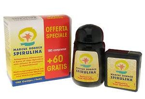 SPIRULINA MARCUS ROHRER 180 COMPRESSE + OF - Farmacia-flash.it