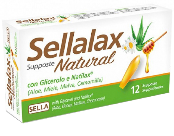 SELLALAX NATURAL MD 12 SUPPOSTE - Farmacia-flash.it