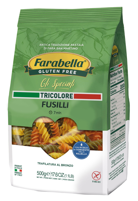 FARABELLA FUSILLI TRICOLORE 500 G - Farmacia-flash.it