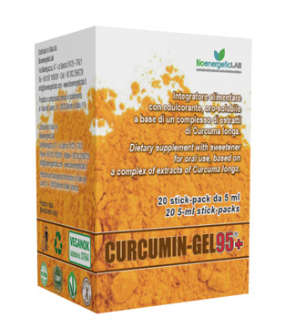 CURCUMIN GEL 95+ 20 BUSTINE DA 5 ML - Farmacia-flash.it