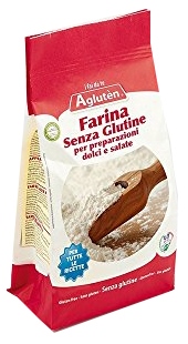 AGLUTEN FARINA SENZA GLUTINE PREPARAZIONE DOLCI E SALATO 1 KG - Farmacia-flash.it
