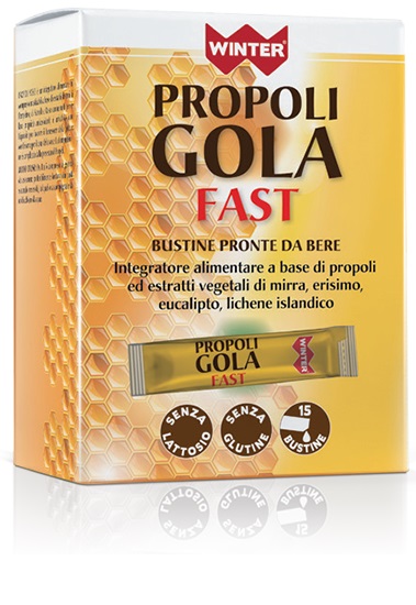 WINTER PROPOLI GOLA FAST 15 BUSTINE - Farmacia-flash.it