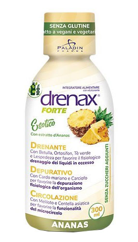 DRENAX FORTE ESOTICO CON ESTRATTO D'ANANAS 300 ML - Farmacia-flash.it