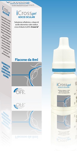 ICROSS GEL GOCCE OCULARI ACIDO IALURONICO CROSS-LINKATO 0,4% 8 ML - Farmacia-flash.it