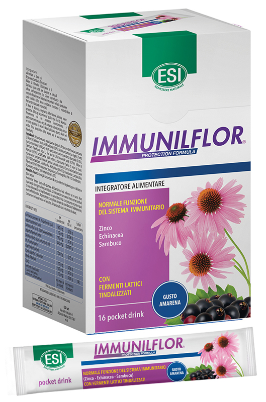 ESI IMMUNILFLOR 16 POCKET DRINK X 20 ML - Farmacia-flash.it