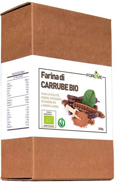 FARINA DI CARRUBE BIO 250 G - Farmacia-flash.it