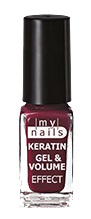 MY NAIL KERATIN GEL & VOLUME EFFECT 105 AMARANTH RED - Farmacia-flash.it