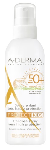 ADERMA A-D PROTECT KIDS SPRAY BAMBINO 50+ 200 ML - Farmacia-flash.it