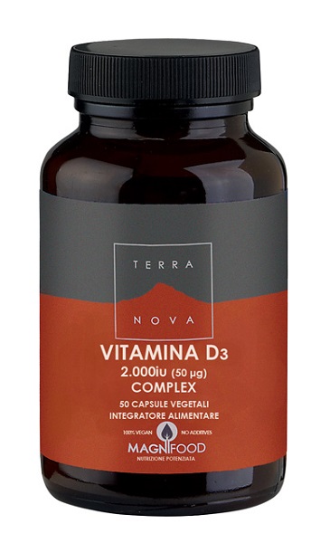 TERRANOVA COMPLESSO DI VITAMINA D3 2000 IU (50UG) 50 CAPSULE - Farmacia-flash.it