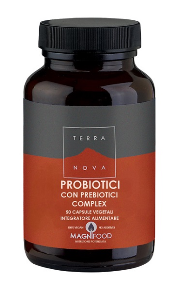 TERRANOVA PROBIOTICI CON PREBIOTICI COMPLEX 50 CAPSULE VEGETALI - Farmacia-flash.it