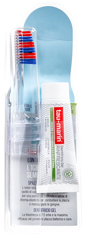 TAU MARIN TAU KIT SPAZZOLINO DURO NEW - Farmacia-flash.it