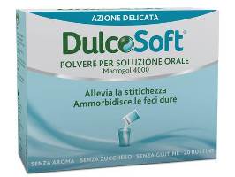 DULCOSOFT POLVERE PER SOLUZIONE ORALE 20 BUSTINE - Farmacia-flash.it