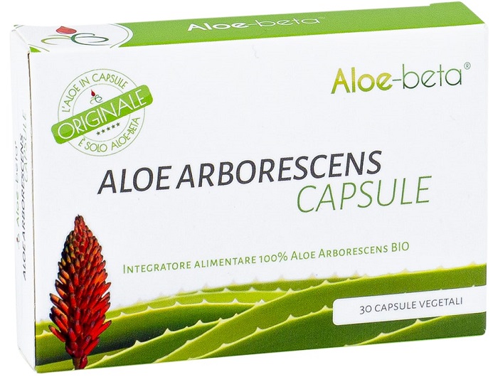ALOE BETA 30 CAPSULE ALOE ARBORESCENS - Farmacia-flash.it