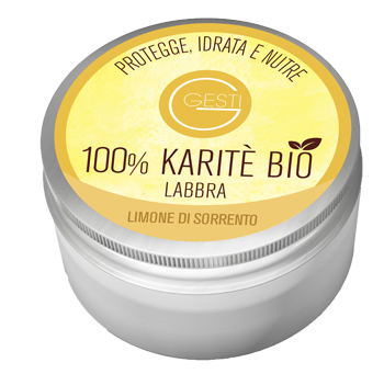 GESTI 100% KARITE' BIO 10 ML LIMONE DI SORRENTO LABBRA - Farmacia-flash.it