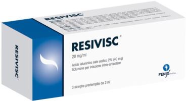 SIRINGA INTRA-ARTICOLARE RESIVISC ACIDO IALURONICO 40 MG 2 ML 3 PEZZI - Farmacia-flash.it