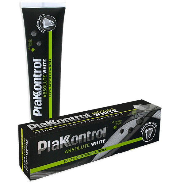 PLAKKONTROL ABSOLUTE WHITE DENTIFRICIO 75 ML - Farmacia-flash.it