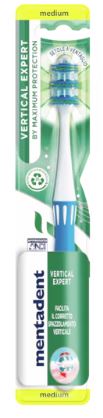 MENTADENT SPAZZOLINO VERTICAL EXPERT DENTI GUANCE - Farmacia-flash.it