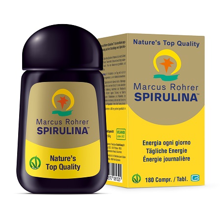 SPIRULINA MARCUS ROHRER RICARICA 180 COMPRESSE - Farmacia-flash.it