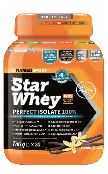 STAR WHEY ISOLATE VANILLA 750 G - Farmacia-flash.it