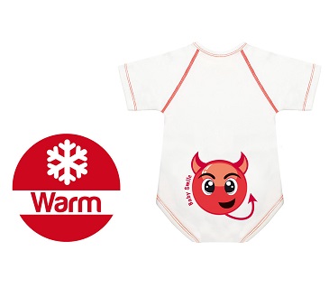 BODY 0 36 M CALDO COTONE WARM BABY SMILE DIAVOLETTO - Farmacia-flash.it
