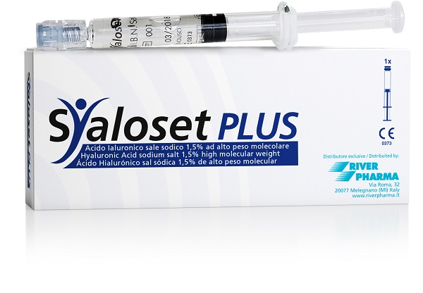 SIRINGA INTRA-ARTICOLARE SYALOSET PLUS ACIDO IALURONICO SALE SODICO 1,5% AD ALTO PESO MOLECOLARE 4 ML - Farmacia-flash.it