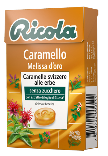 RICOLA HERB-CARAMEL 50 G - Farmacia-flash.it